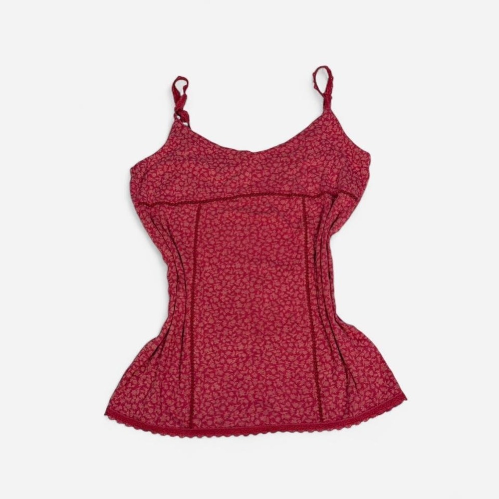 Vintage y2k Old Navy floral babydoll camisole top